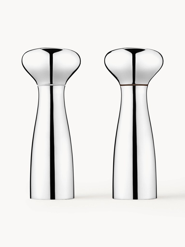 Dizajnová súprava mlynčekov na soľ a korenie Alfredo, 2 ks