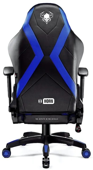 Herné kreslo Diablo X-Horn 2.0 Normal Size: Čierno-modré Diablochairs