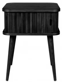 Noční stolek BARBIER ZUIVER, černý dub Zuiver 2300246