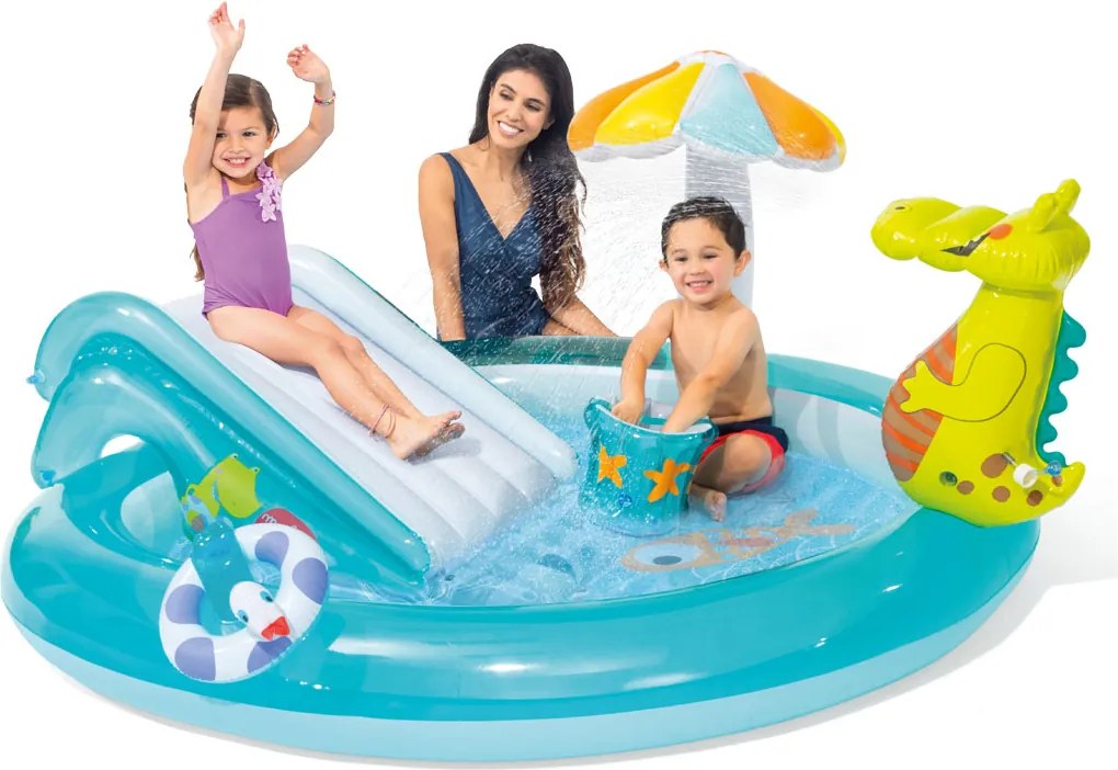 INTEX Hracie centrum 201 x 170 x 84 cm Krokodíl