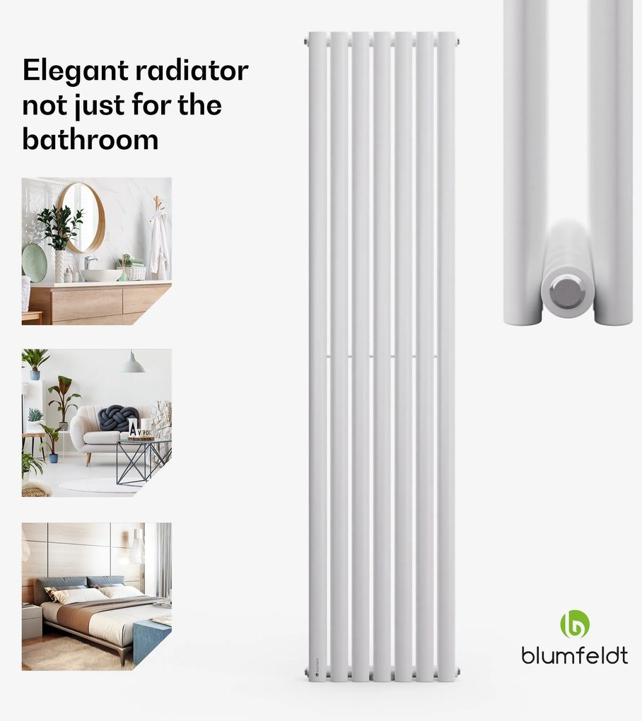 Blumfeldt Tallheo, 41 x 180, radiátor, kúpeľňový radiátor, rúrkový radiátor, 1435 W, teplovodný, 1/2