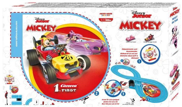 Pretekárska dráha Carrera First 20063046 Mickey 2,4m