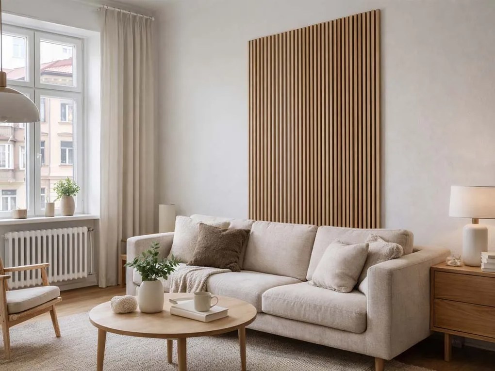 Akustický panel LEGI Home 60 x 240 cm, prírodný