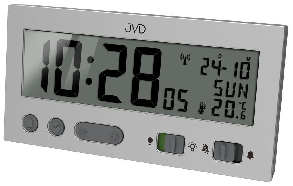 Rádiom riadený budík JVD RB9410.1, 13cm