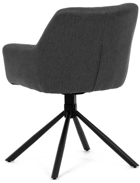 Autronic BONTEC Jedálenská stolička, sivá, látka, HC-532 GREY2 Farba: Šedá