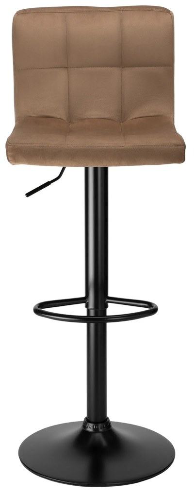 Barová židle ARAKO BLACK hnědá