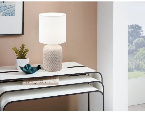 Eglo 97773 - Stolná lampa BELLARIVA 1xE14/40W/230V