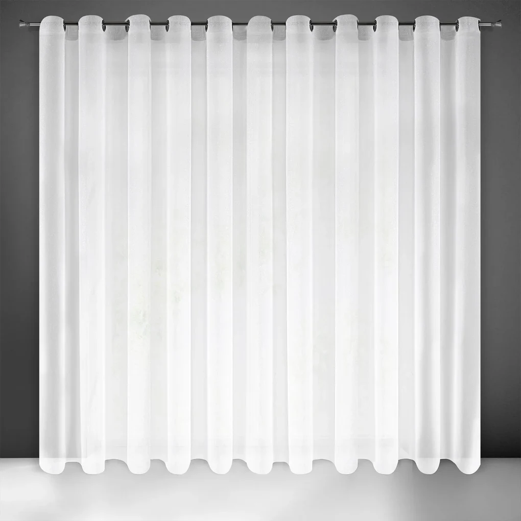 ZÁCLONA AMARO 350X250 CM BIELA