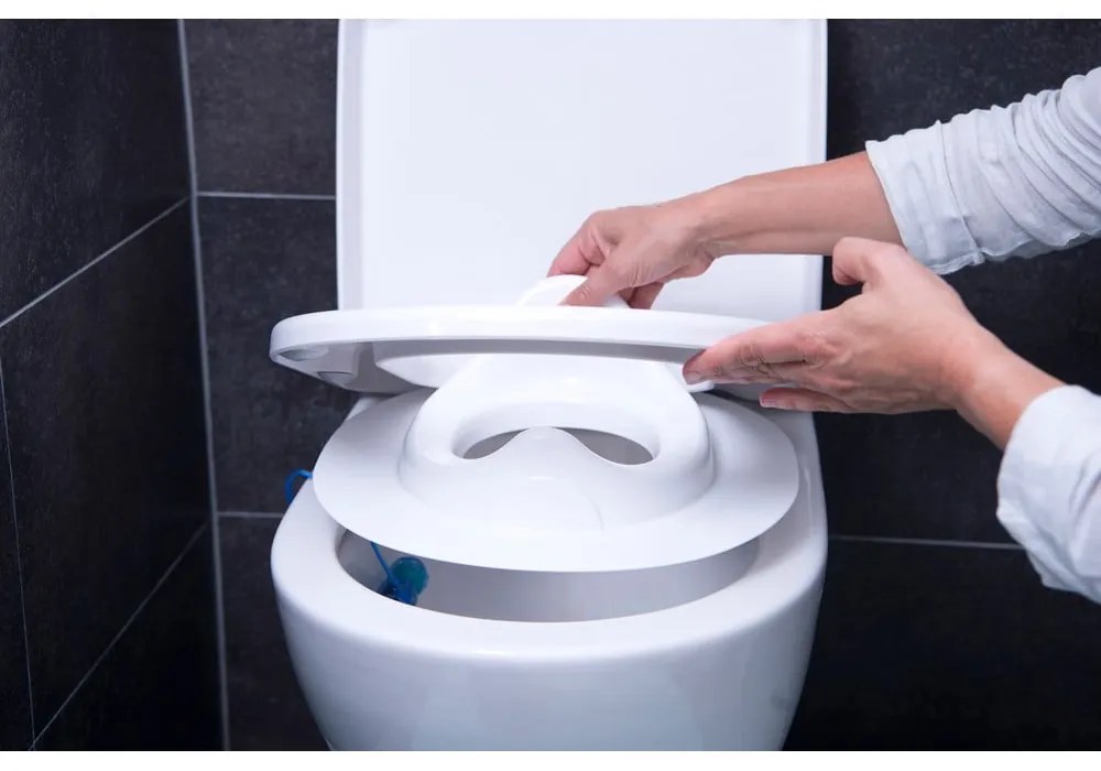 Tmavoružové detské WC sedadlo Bella Bambina – Rotho