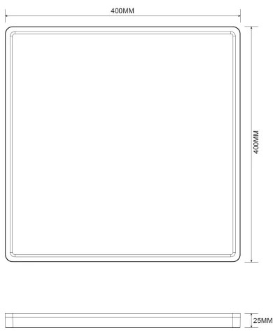 Zuma Line MS748400S-3-GD - LED Stm. svietidlo BOVE 50W/230V 3000/4000/5500K zlatá