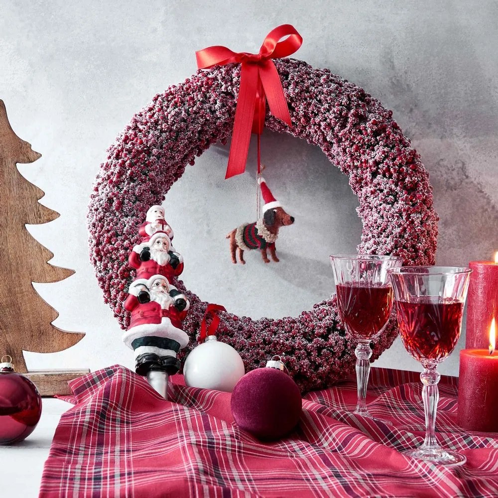 Butlers X-MAS Špička na stromček traja Santovia 32 cm