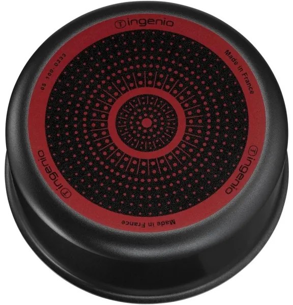 Tefal - Sada riadu 10 ks INGENIO EASY COOK & CLEAN BLACK