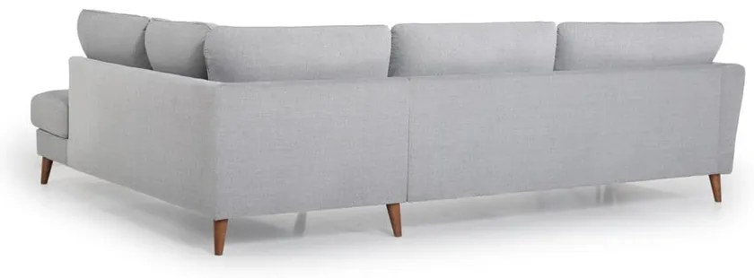 Svetlosivá rohová pohovka (pravý roh) Oslo - Scandic