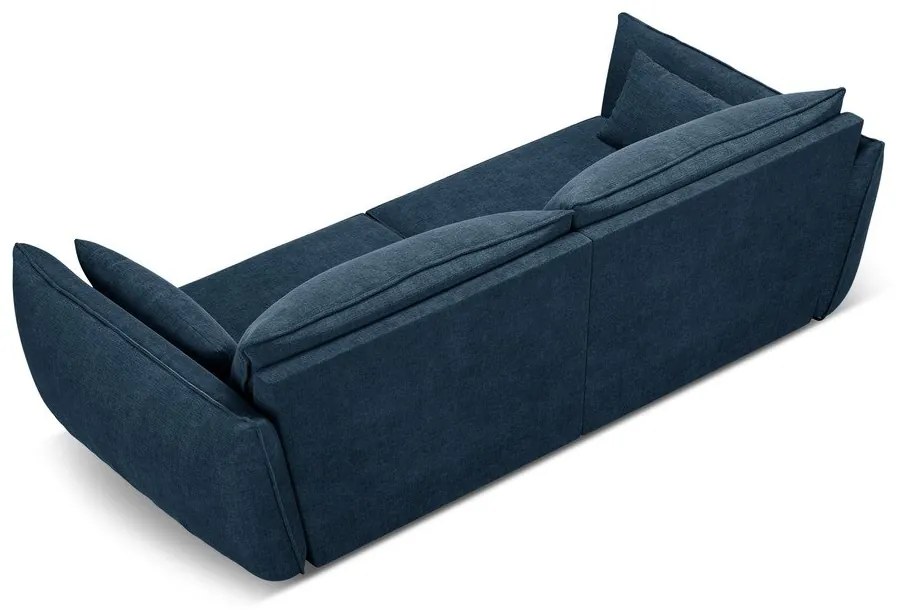 Tmavomodrá pohovka 208 cm Vanda - Mazzini Sofas