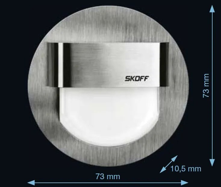 LED nástenné svietidlo Skoff Rueda biela teplá biela IP20 ML-RUE-C-H
