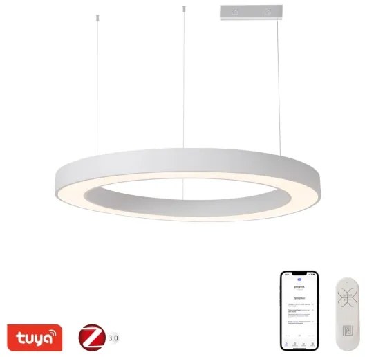 Immax NEO 07214L - LED Stmievateľný luster PASTEL LED/68W/230V biela 95cm Tuya + DO