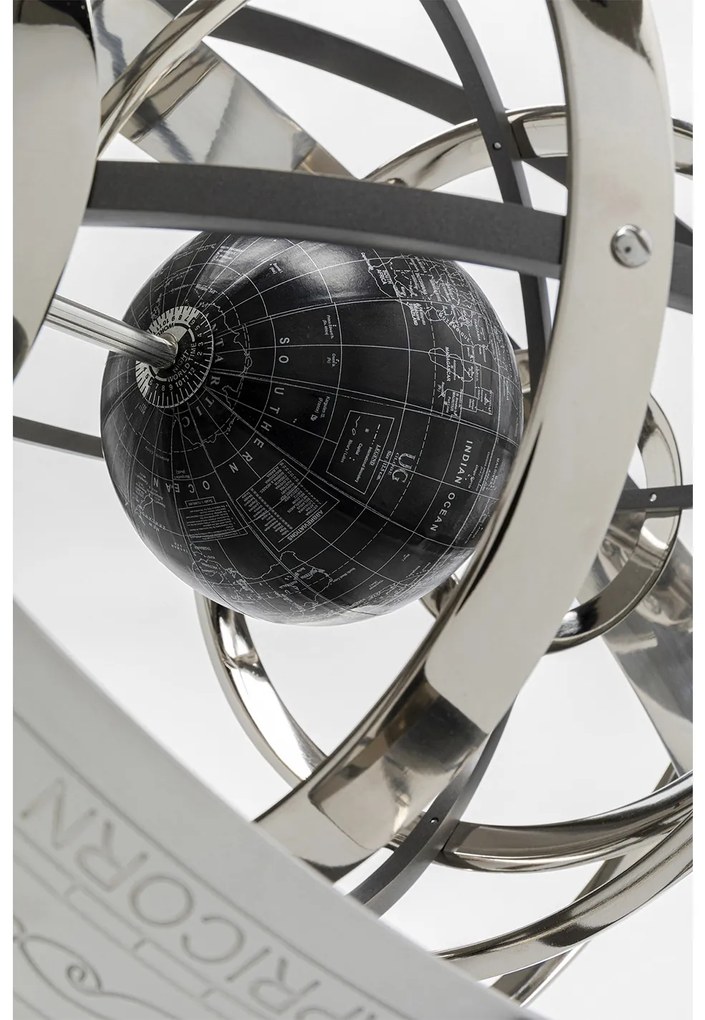 Armillary dekorácia sivo-strieborná 82 cm