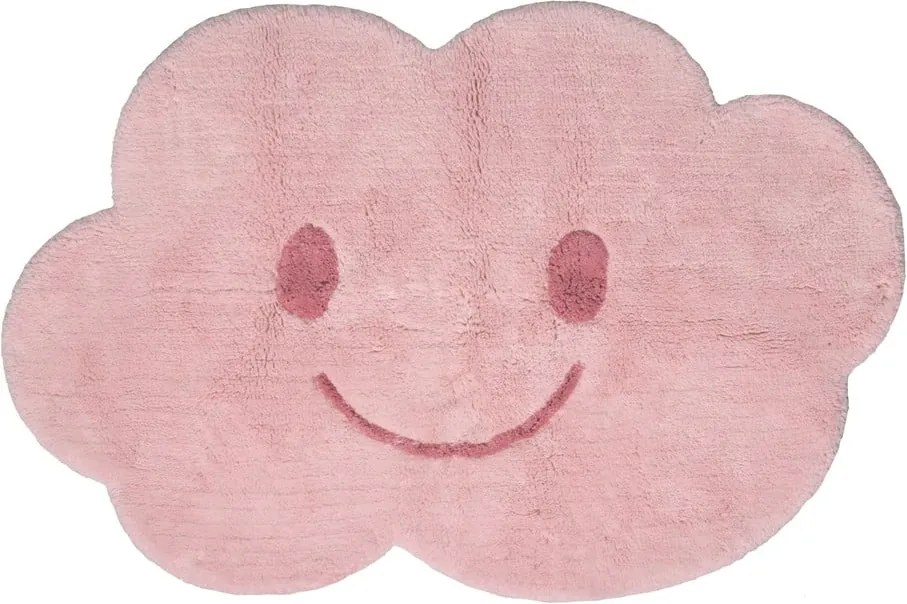Detský ružový koberec Nattiot Nimbus, 75 × 115 cm
