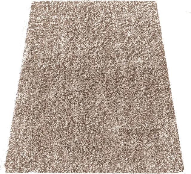 Shaggy koberec s vysokým vlasom v karamelowej farbe Camel Rozmer: 60x100 cm
