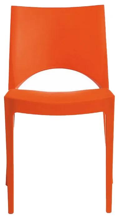 Stima Plastová stolička PARIS Odtieň: Oranžová - Arancio