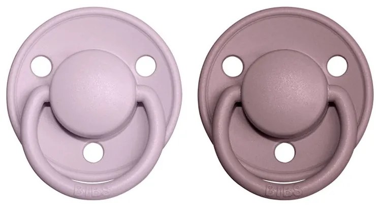 BIBS De Lux cumlíky, kaučuk 2ks - veľkosť 1 - Dusky lilac Heather