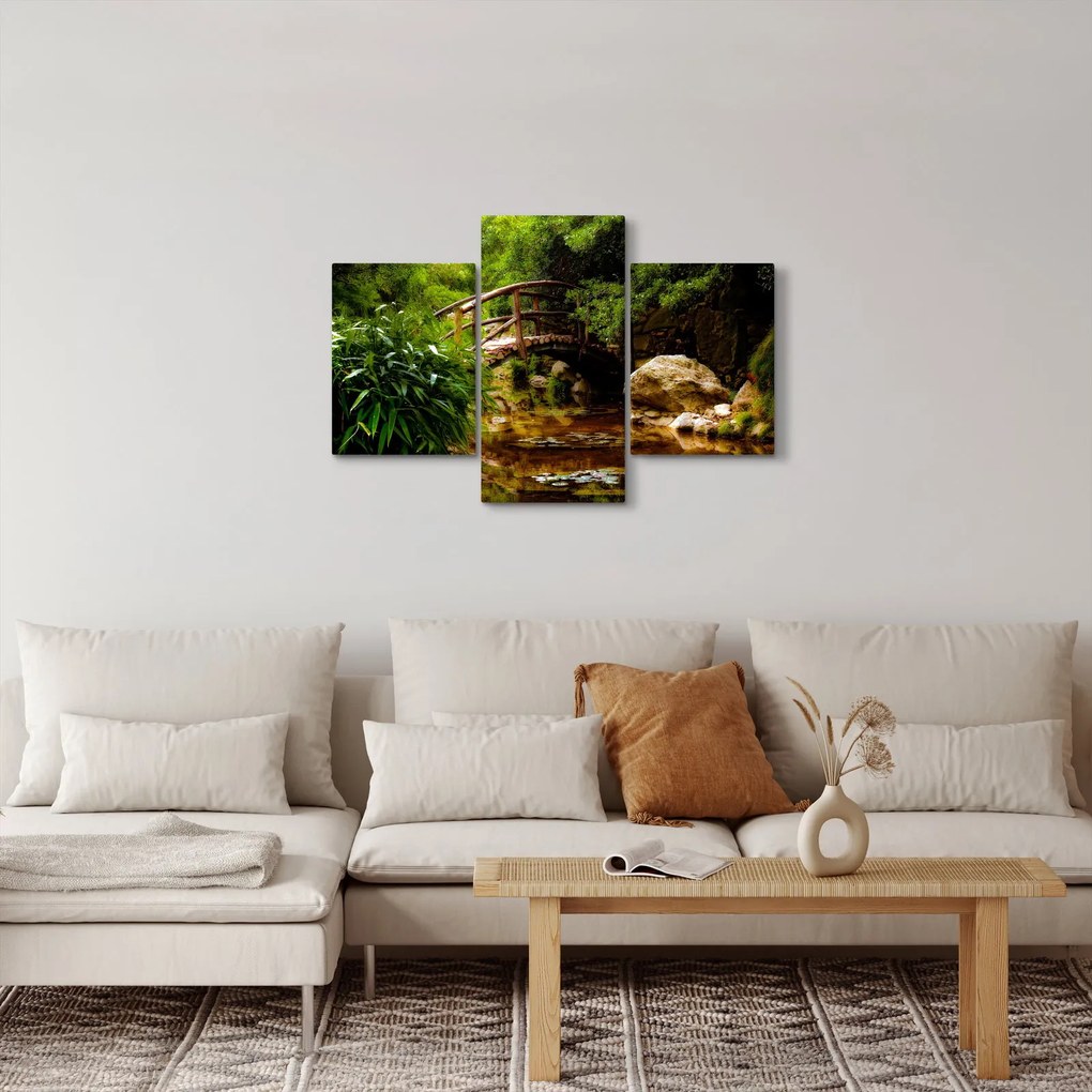 Obraz - Most cez riečku (90x60 cm)