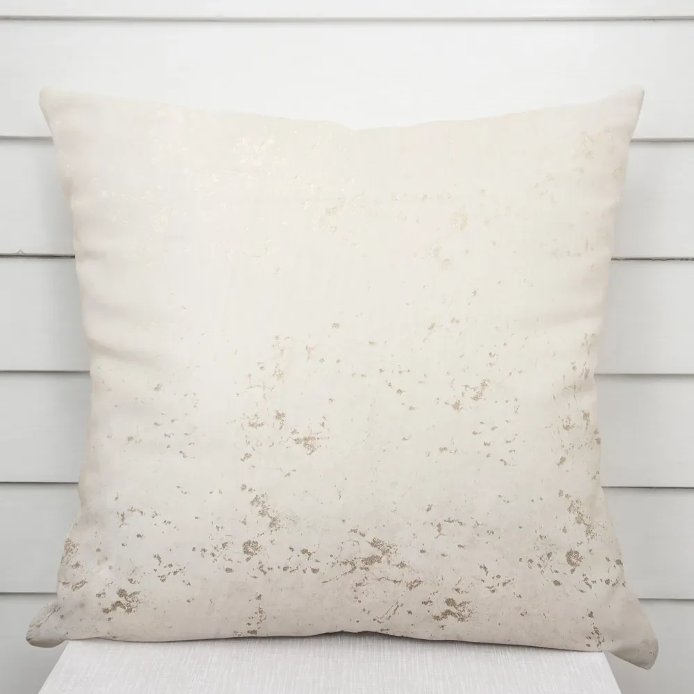Biante Zamatová obliečka na vankúš Isabela IBL-001 Gold Design krémová 45 x 45 cm