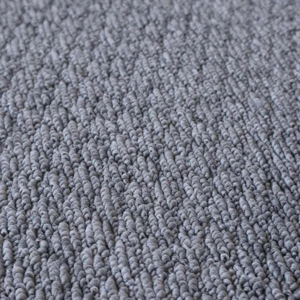 AladinWorld Expres, Metrážny koberec Atlas 92, na mieru, šíře 4m, šedá, filc, chodba / predsieň