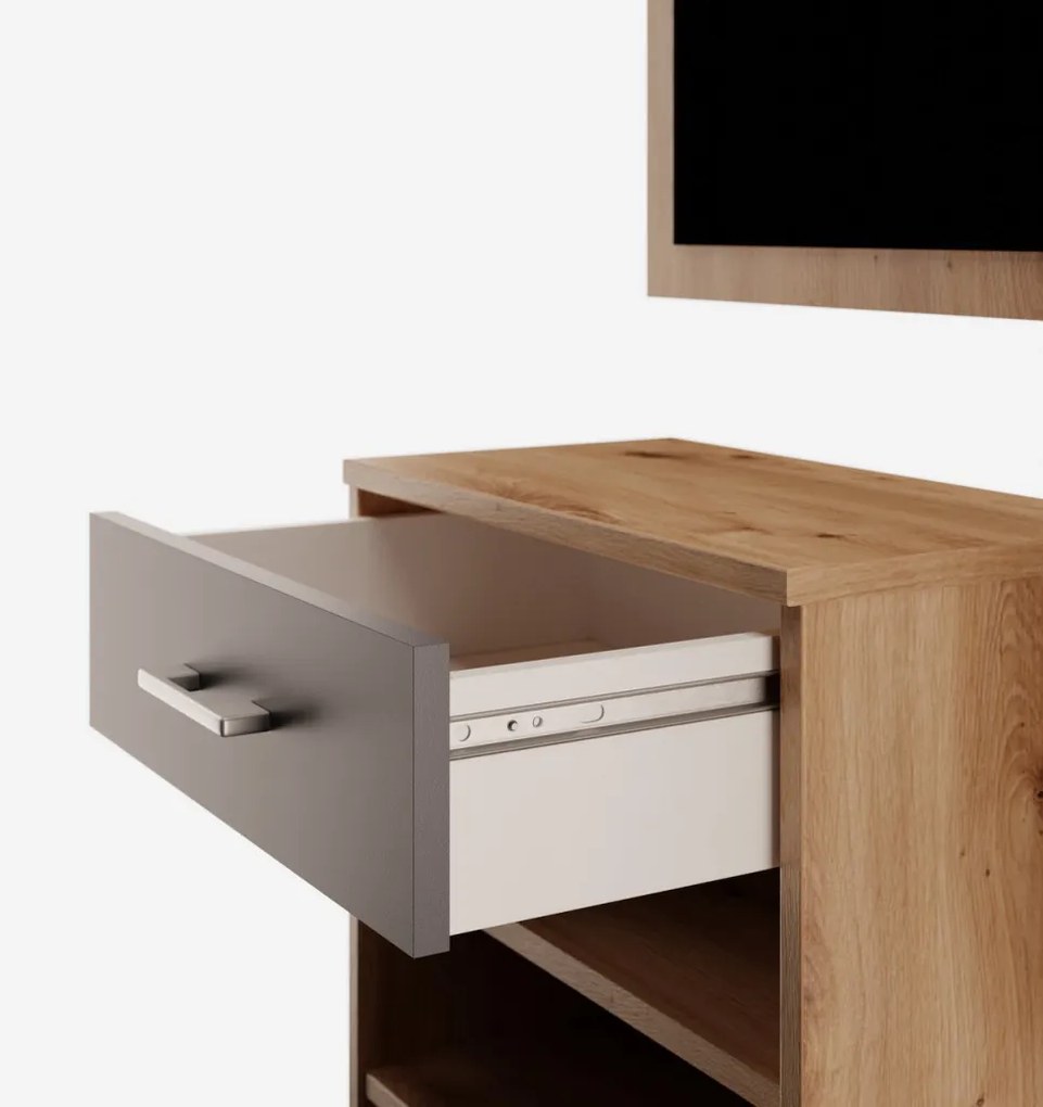 Predsieňová stena Vincent, dub artisan/antracit