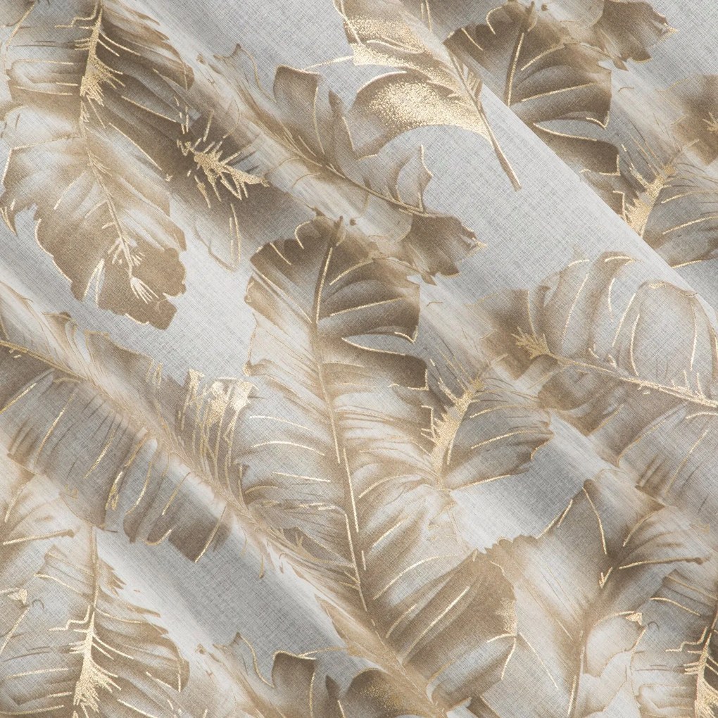 ZÁVES NA KRÚŽKOCH LAYLA 140X250 CM LISTY