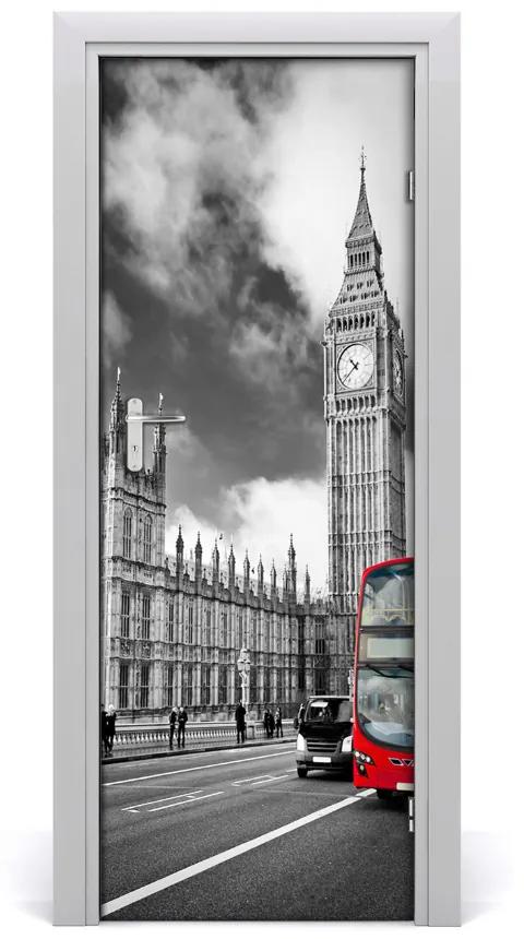 Fototapeta samolepiace na dvere Elizabeth Tower Londýn 75x205cm