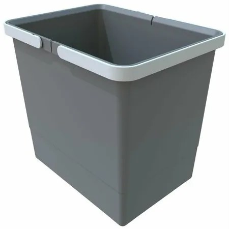 Elletipi Plastový kôš s rukoväťami 15 l, sivá , 15 l