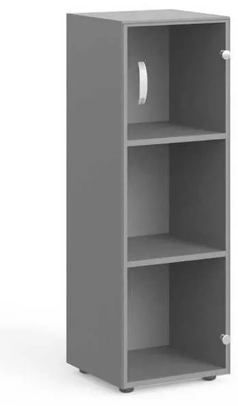 Stredná skriňa Manager 39,9 x 42,2 x 119,5 cm, pravá, sivá