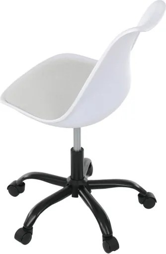 Kancelárska stolička biela KA-X7055 WT