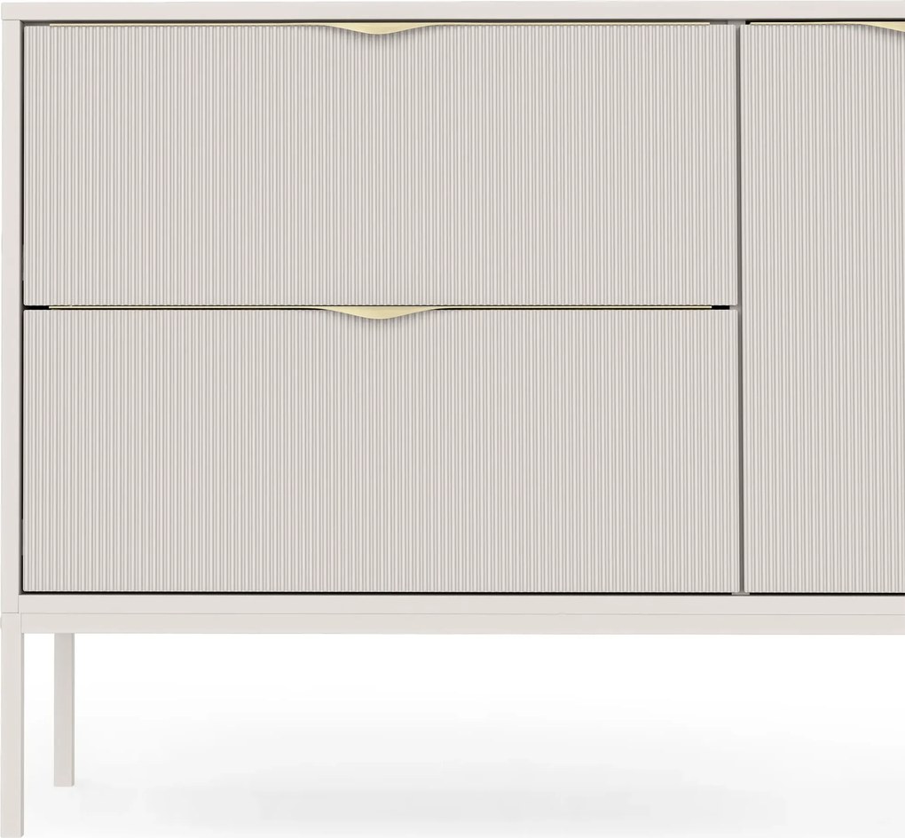 Skříňka pod umyvadlo Livia s deskou 100 cm kašmírová