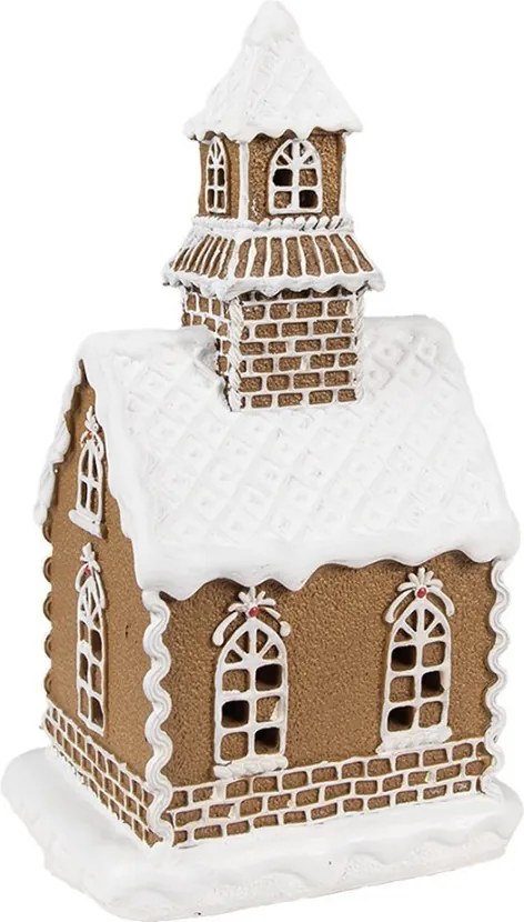 Vianočná perníková chalúpka s Led svetielkami Gingerbread House - 13*11*25 cm