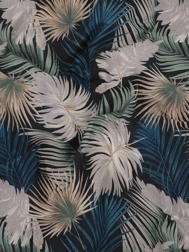 Predĺžené bavlnené obliečky Renforcé – Taisa zelená/modrá