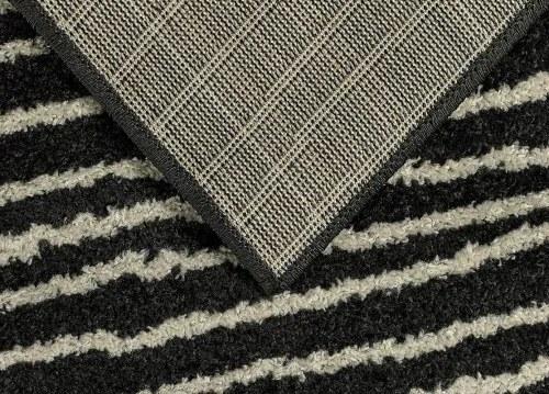 Koberce Breno Kusový koberec LOTTO 562/FM6B, čierna,160 x 235 cm