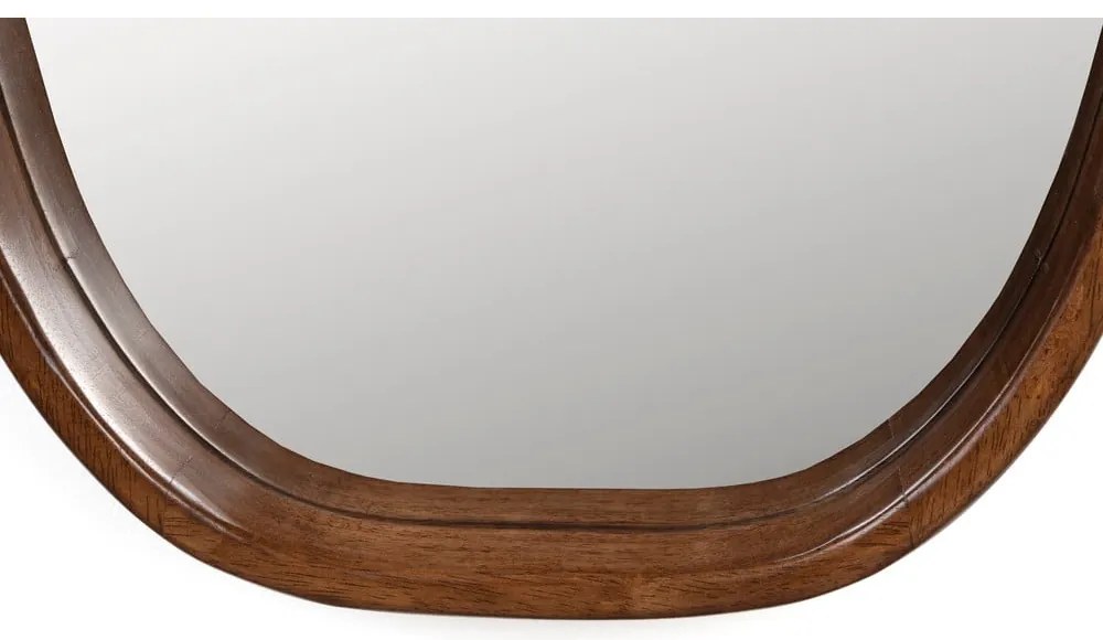 Nástenné zrkadlo s dreveným rámom 40x120 cm Nyko – White Label