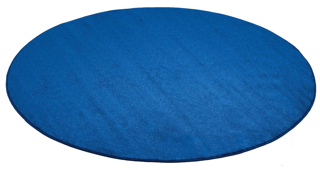 Okrúhly koberec KALLE, Ø2500 mm, modrý