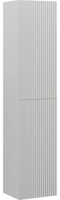 Mexen Rivel, kúpeľňový podstavec 35 cm, 2 dvierka, drážkovaný, matná sivá, 91A21-03016-2-BF62