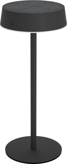 Eglo 75876-LED Solárne nabíjateľná stmievateľná stolová lampa SIMERI LED/3W/5V 1800mAh IP44 čierna