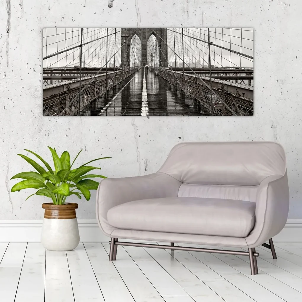 Obraz - Brooklynský most (120x50 cm)