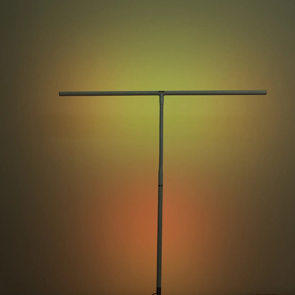 Stolná LED lampa NOX s RGBW efektmi, základňa, diaľkový ovládač