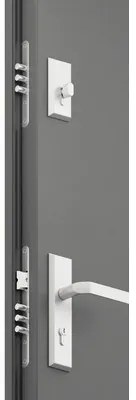 Kovové vchodové dvere S68 Ariadna 80 Ľ antracit