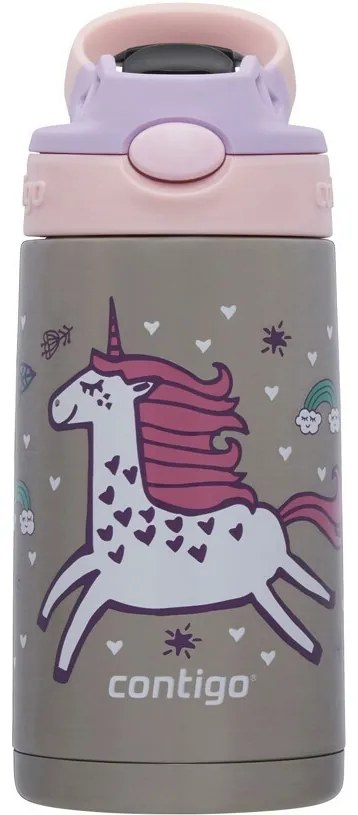 Detská fľaša Contigo Easy Clean Thermos 380 mlJahodový jednorožec