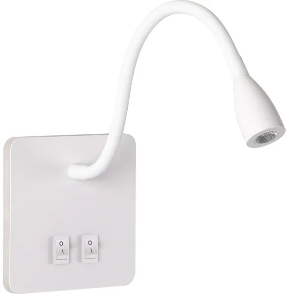 Brilagi - LED Flexibilná nástenná lampa MAYA Double LED/4W/230V + LED/3W biela