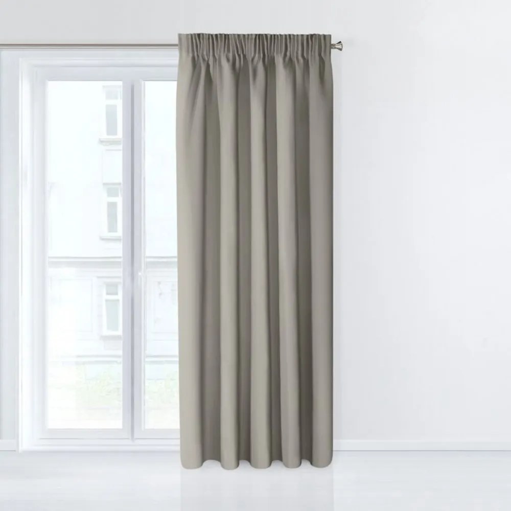 Elegantný béžový zatemňujúci záves 140 x 270 cm