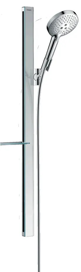 Hansgrohe Raindance Select S, sprchová sada 120 3jet so sprchovou tyčou 90 cm a miskou na mydlo, chrómová, HAN-27648000