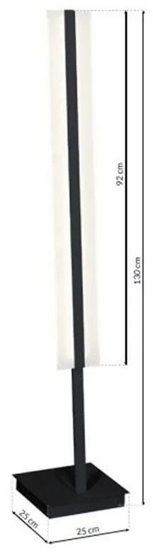 Stojacia LED lampa Ray, 1x LED 36w, 4000k, b